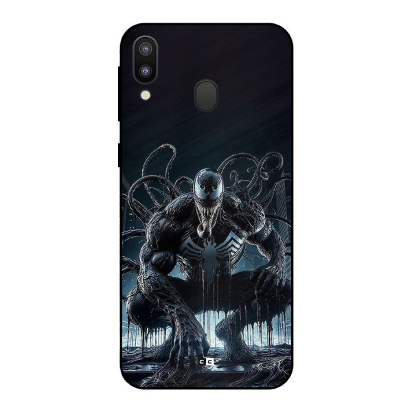 Sitting Venom Metal Back Case for Galaxy M20