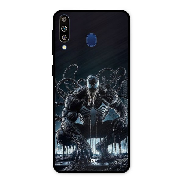 Sitting Venom Metal Back Case for Galaxy M30