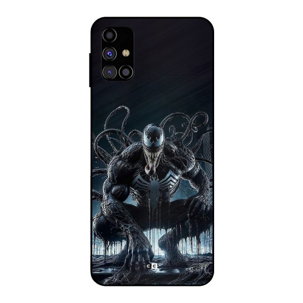 Sitting Venom Metal Back Case for Galaxy M31s