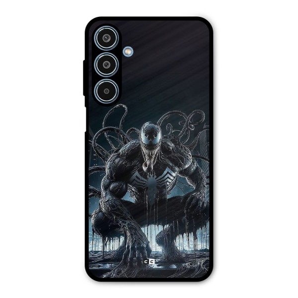 Sitting Venom Metal Back Case for Galaxy M35