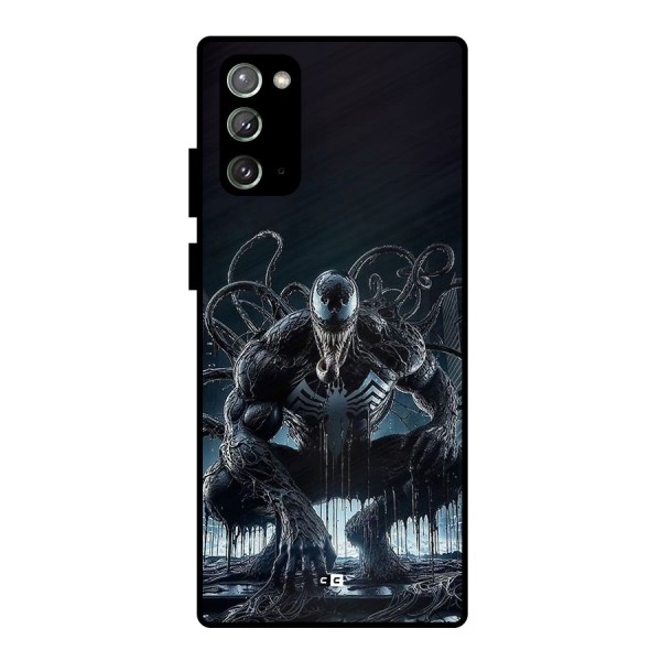 Sitting Venom Metal Back Case for Galaxy Note 20