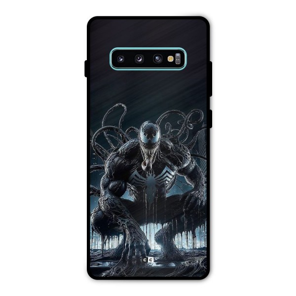 Sitting Venom Metal Back Case for Galaxy S10 Plus