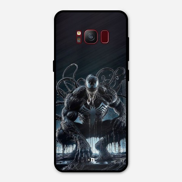 Sitting Venom Metal Back Case for Galaxy S8