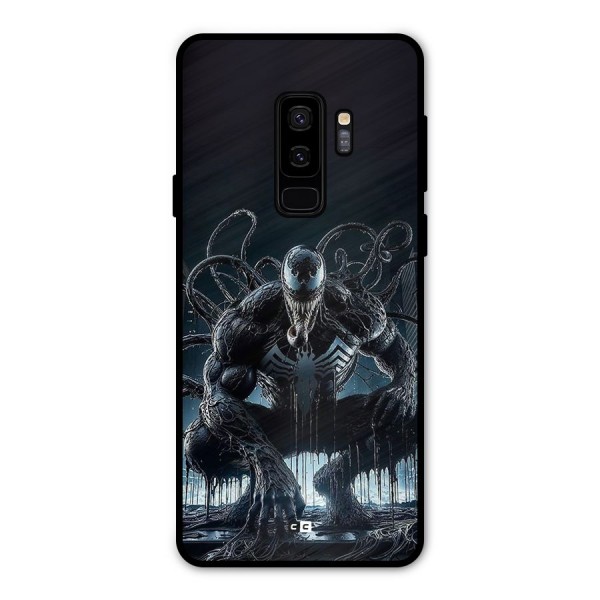 Sitting Venom Metal Back Case for Galaxy S9 Plus