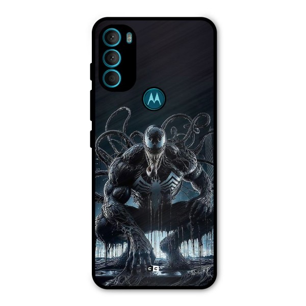 Sitting Venom Metal Back Case for Moto G71 5G