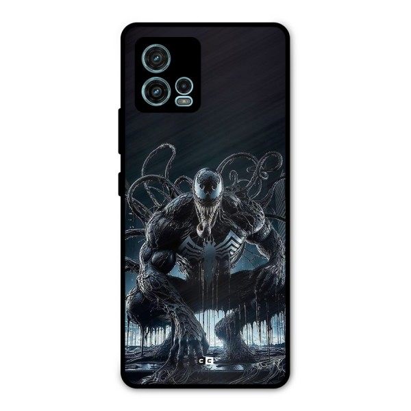 Sitting Venom Metal Back Case for Moto G72