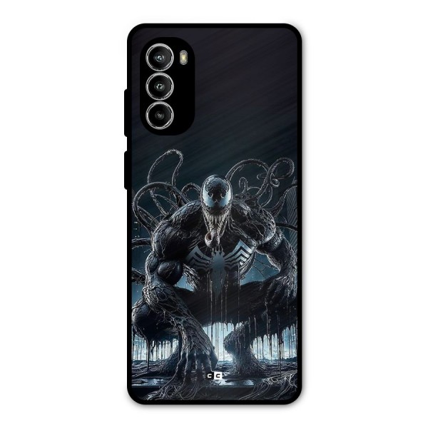 Sitting Venom Metal Back Case for Moto G82