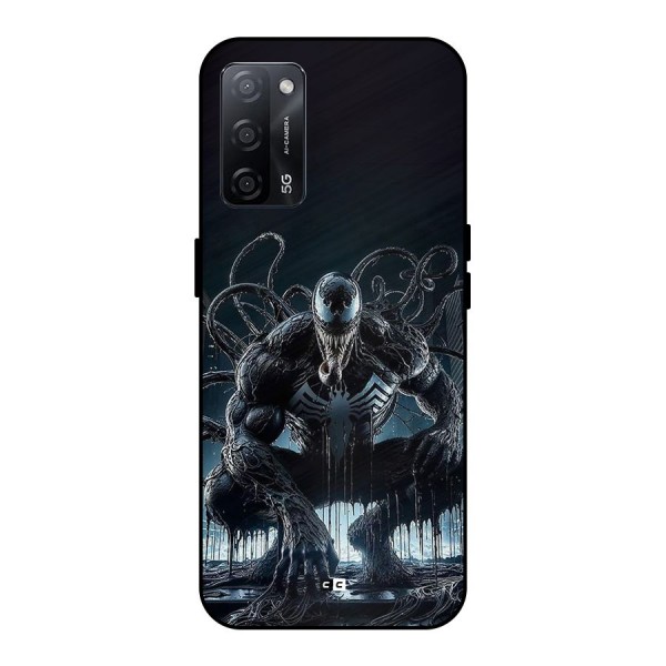 Sitting Venom Metal Back Case for Oppo A53s 5G