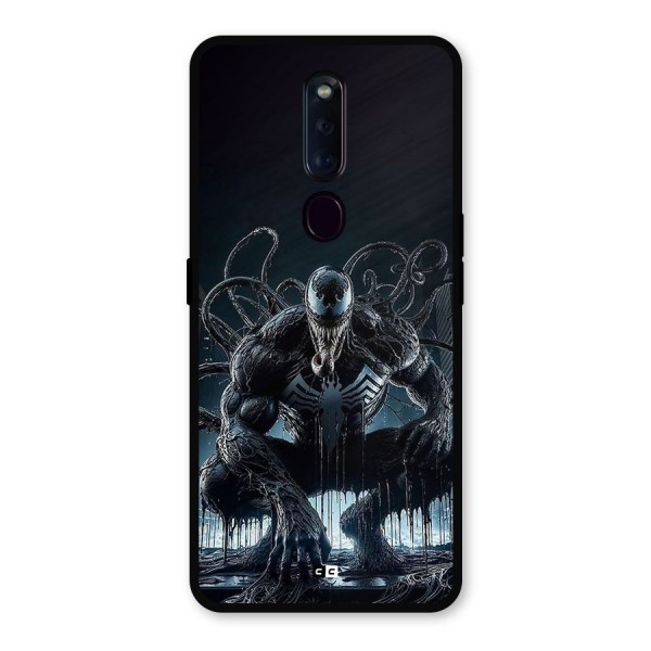 Sitting Venom Metal Back Case for Oppo F11 Pro