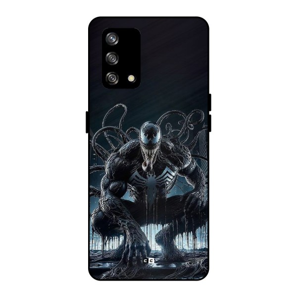 Sitting Venom Metal Back Case for Oppo F19s