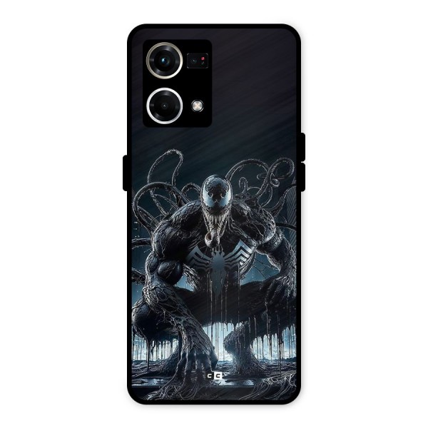 Sitting Venom Metal Back Case for Oppo F21s Pro 4G