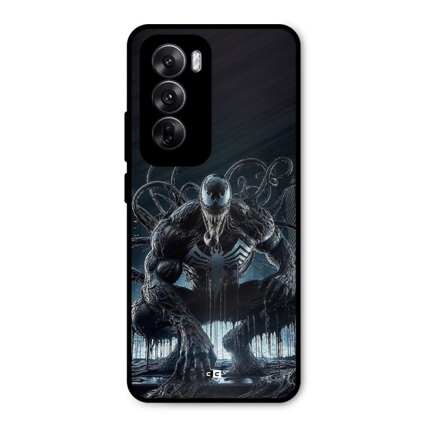 Sitting Venom Metal Back Case for Oppo Reno12