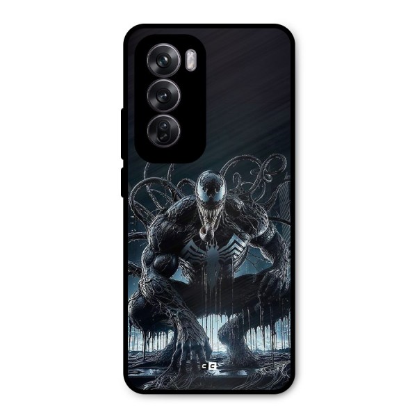 Sitting Venom Metal Back Case for Oppo Reno12 Pro