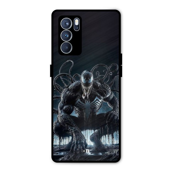 Sitting Venom Metal Back Case for Oppo Reno6 Pro 5G