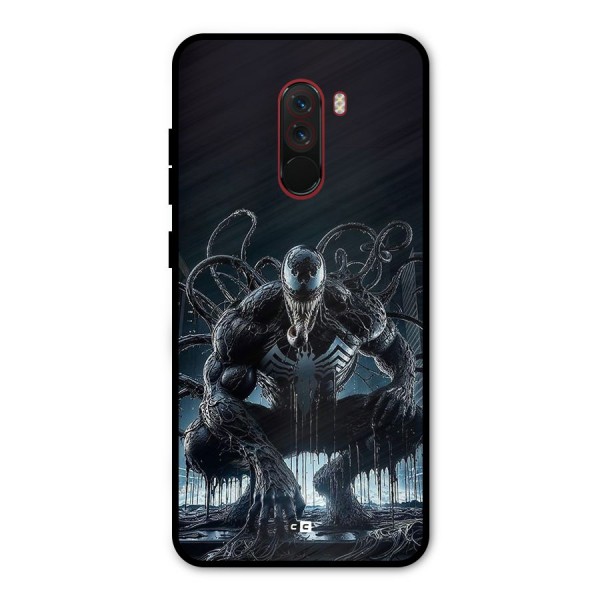 Sitting Venom Metal Back Case for Poco F1