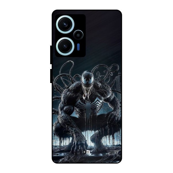 Sitting Venom Metal Back Case for Poco F5