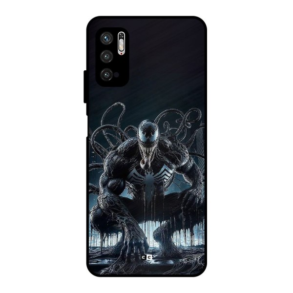 Sitting Venom Metal Back Case for Poco M3 Pro 5G