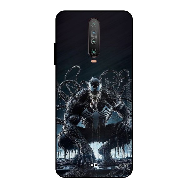 Sitting Venom Metal Back Case for Poco X2