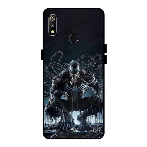 Sitting Venom Metal Back Case for Realme 3i