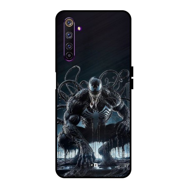 Sitting Venom Metal Back Case for Realme 6 Pro