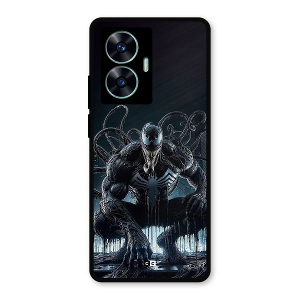 Sitting Venom Metal Back Case for Realme C55