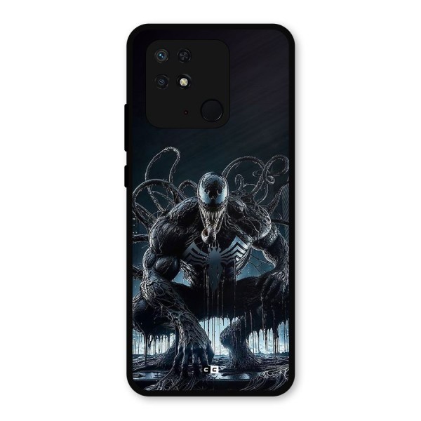 Sitting Venom Metal Back Case for Redmi 10