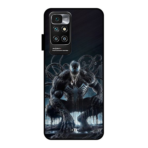 Sitting Venom Metal Back Case for Redmi 10 Prime