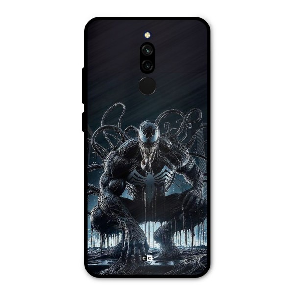 Sitting Venom Metal Back Case for Redmi 8