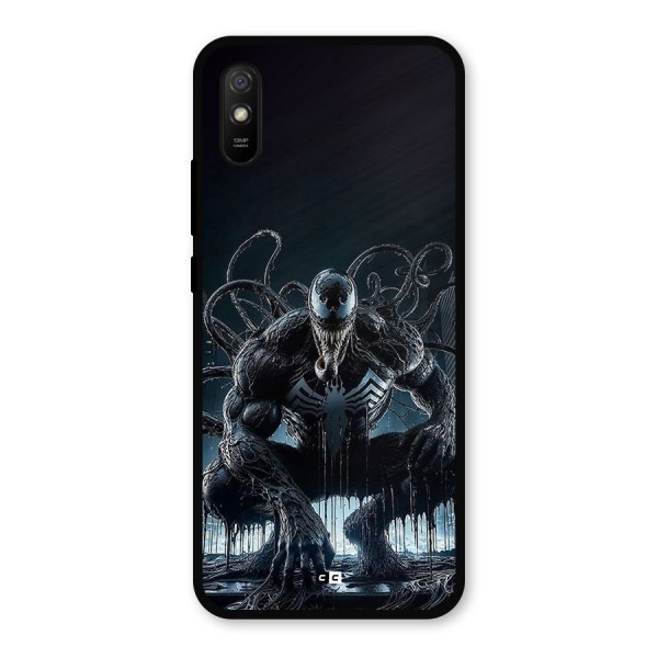 Sitting Venom Metal Back Case for Redmi 9a