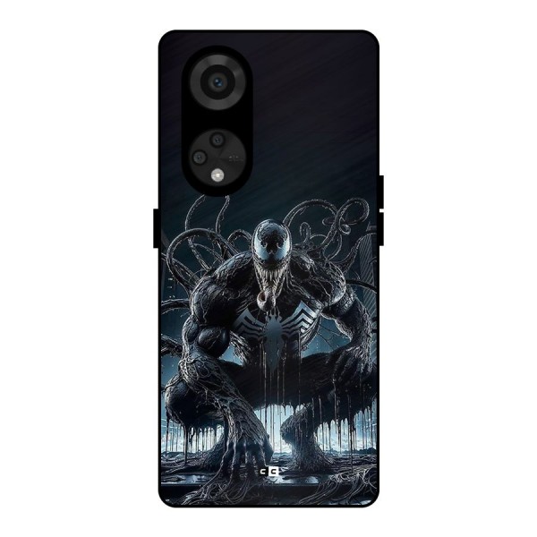 Sitting Venom Metal Back Case for Reno8 T 5G