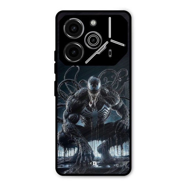 Sitting Venom Metal Back Case for Tecno Pova 6 Pro