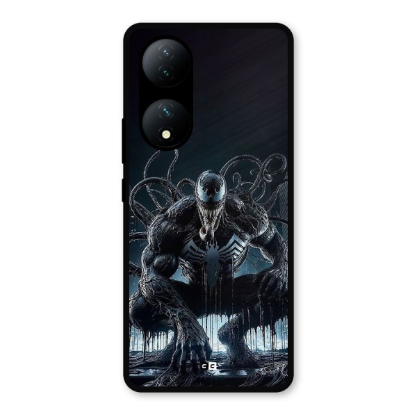 Sitting Venom Metal Back Case for Vivo T2