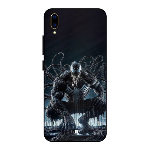 Sitting Venom Metal Back Case for Vivo V11 Pro