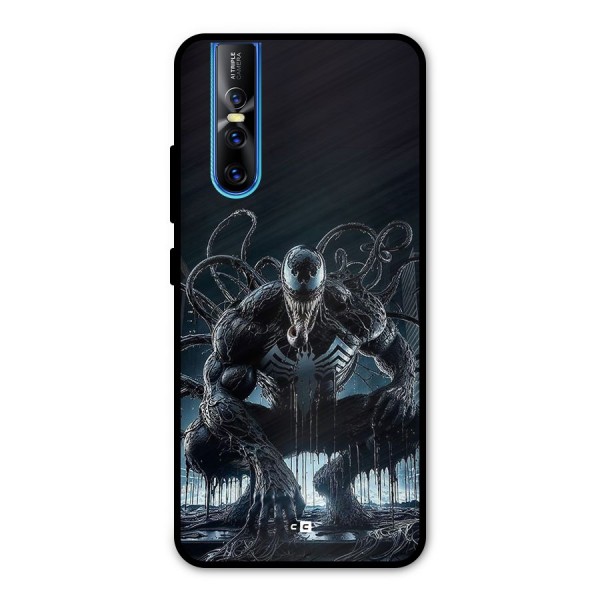 Sitting Venom Metal Back Case for Vivo V15 Pro