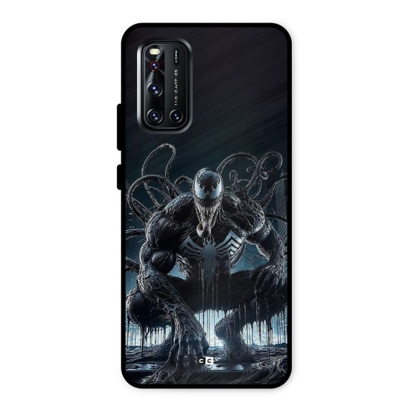 Sitting Venom Metal Back Case for Vivo V19