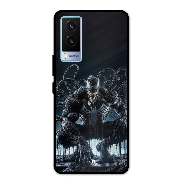 Sitting Venom Metal Back Case for Vivo V21e 5G