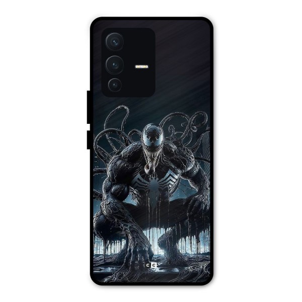 Sitting Venom Metal Back Case for Vivo V23 Pro