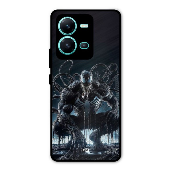 Sitting Venom Metal Back Case for Vivo V25