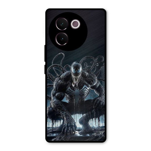 Sitting Venom Metal Back Case for Vivo V30e