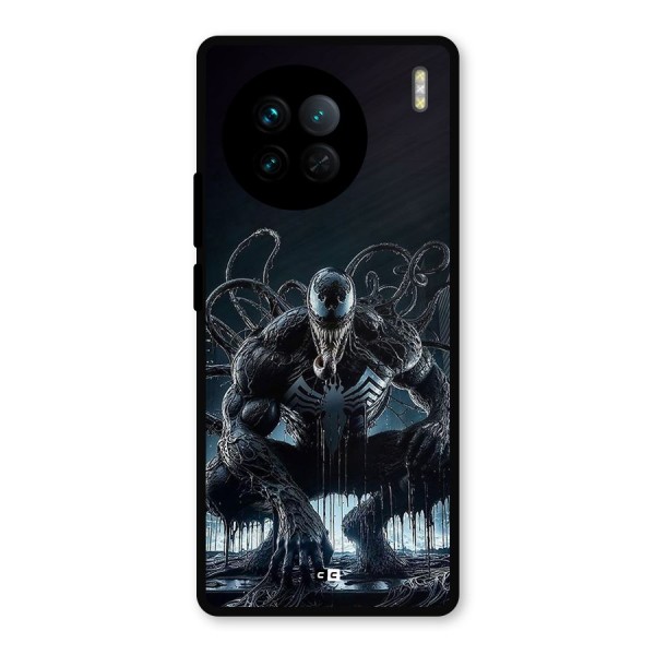 Sitting Venom Metal Back Case for Vivo X90