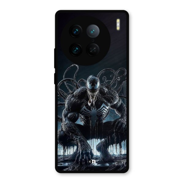 Sitting Venom Metal Back Case for Vivo X90 Pro