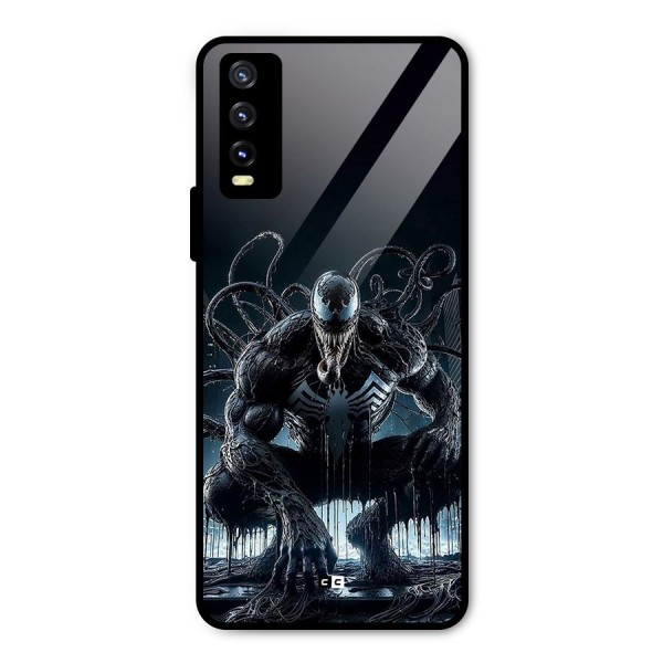 Sitting Venom Metal Back Case for Vivo Y20 2021