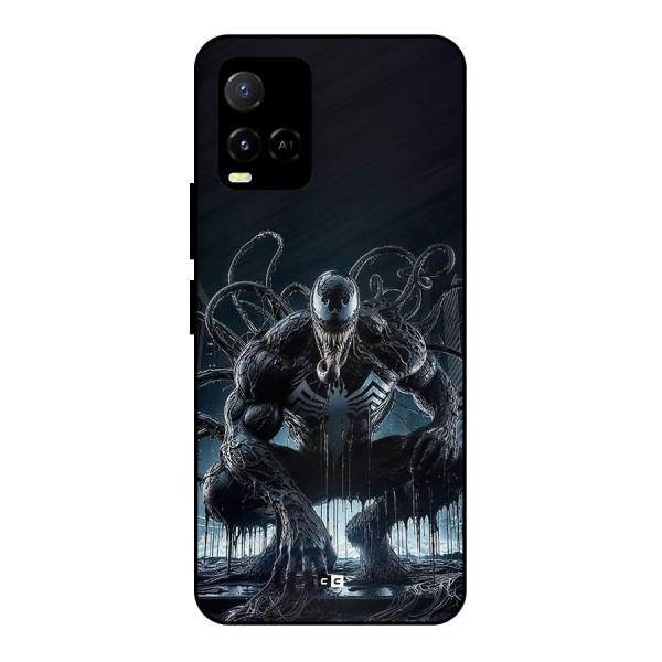 Sitting Venom Metal Back Case for Vivo Y21