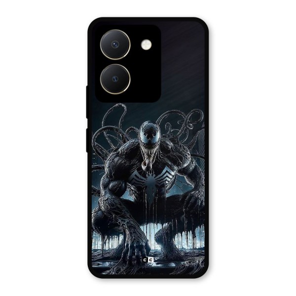 Sitting Venom Metal Back Case for Vivo Y36