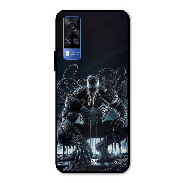 Sitting Venom Metal Back Case for Vivo Y51A