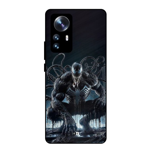 Sitting Venom Metal Back Case for Xiaomi 12 Pro