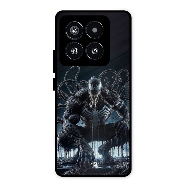 Sitting Venom Metal Back Case for Xiaomi 14 Pro