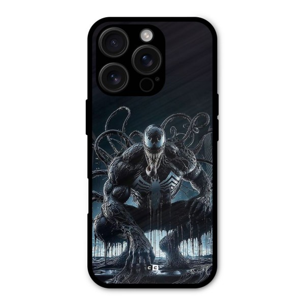 Sitting Venom Metal Back Case for iPhone 16 Pro