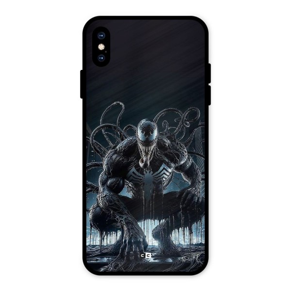 Sitting Venom Metal Back Case for iPhone XS Max