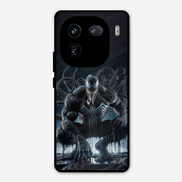 Sitting Venom Metal Back Case for iQOO 12